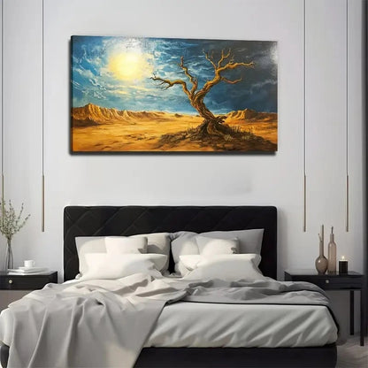 Desert Sun Wilted Perfect Wall Art Canvas Office Home Room Framed 120x60cm