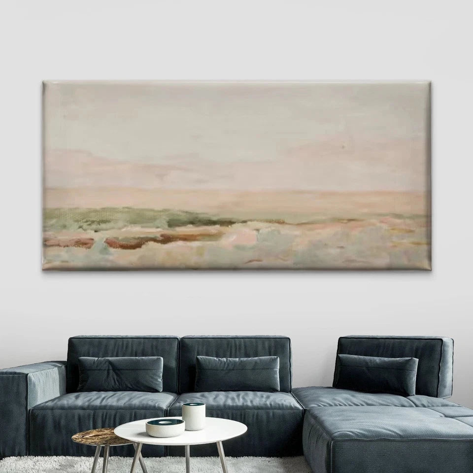 Desert Landscape Painting Wall Art Canvas Office Home Room Framed 120x60cm