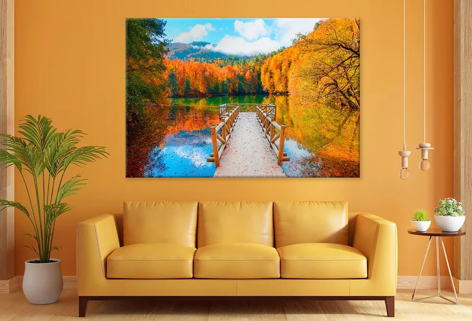 Autumn In Seven Lakes Tokyo Wall Art Decor 100% Australian Made - Bella Home Decor