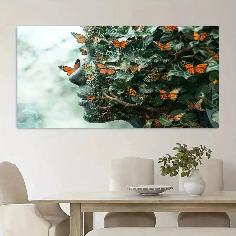Abstract Creativity Depicts Wall Art Canvas Office Home Room Framed 120x60cm