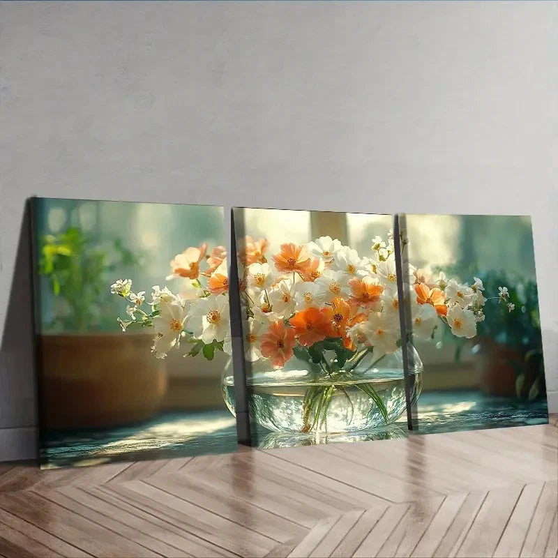 3pcs Deco Modern Contemporary Wall Art Set Canvas Framed 40x60cm - High Quality Print 100% Australian Made Wall Canvas Ready to Hang - Bella Home Decor