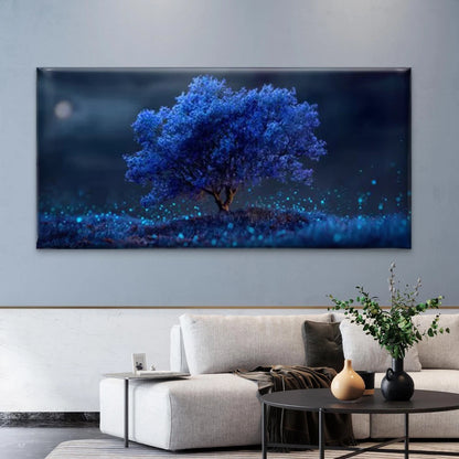 Glowing Lights Fantasy Night  Wall Art Canvas Office Home Room Framed 120x60cm