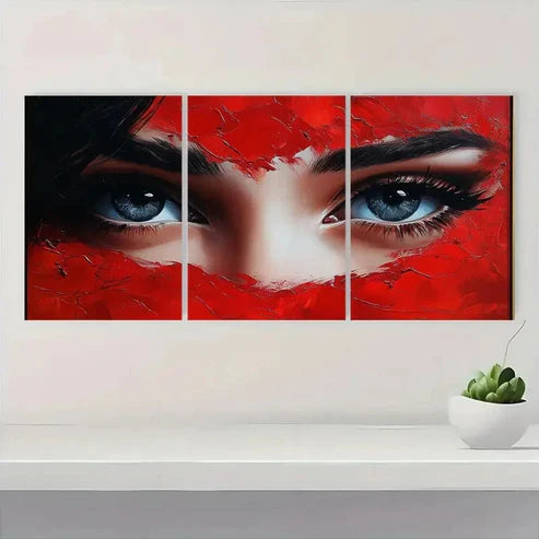 3pcs Abstract Beautiful Girl Décor Perfect Wall Art Canvas Unframed - High Quality Print 100% Australian Made Wall Canvas - Bella Home Decor