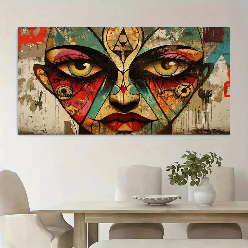 Featuring A Humorous Portrait Wall Art Canvas Office Home Room Framed 120x60cm