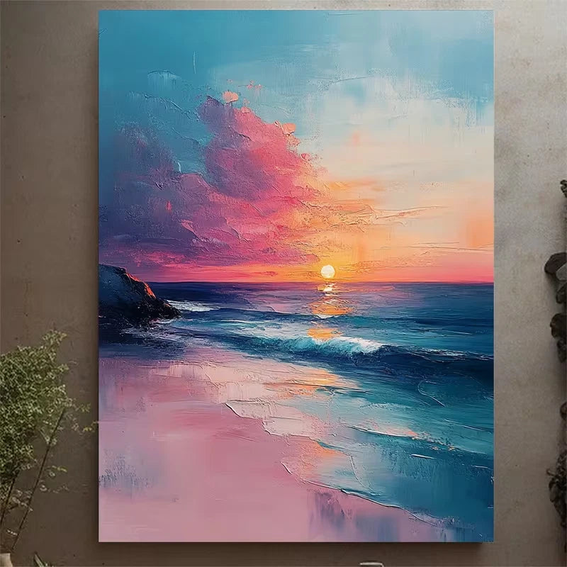 Radiant Sunset Clouds & Serene Sky 60x90cm Metal Print Ready to Hang
