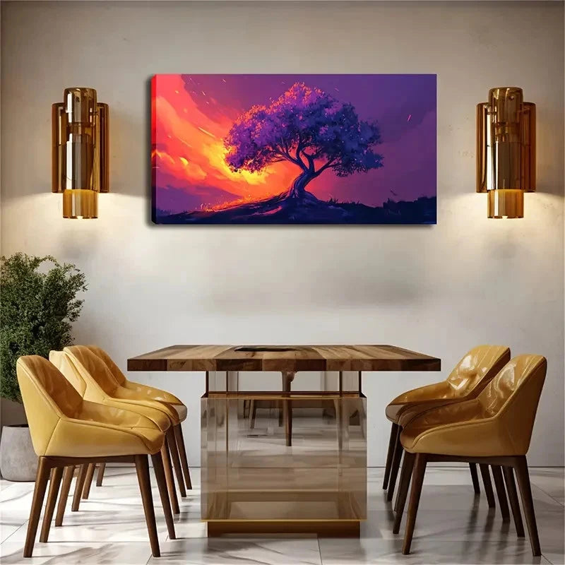 Modern Minimalist Vibrant Wall Art canvas office home room framed 120x60cm - Bella Home Decor