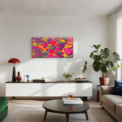 Modern Abstract Paint Swirl Wall Art Canvas Office Home Framed 120x60cm