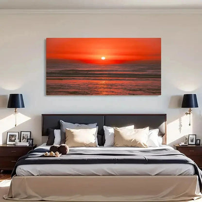 Vibrant Australian Ocean Lands Wall Art Canvas Office Home Room Framed 120x60cm