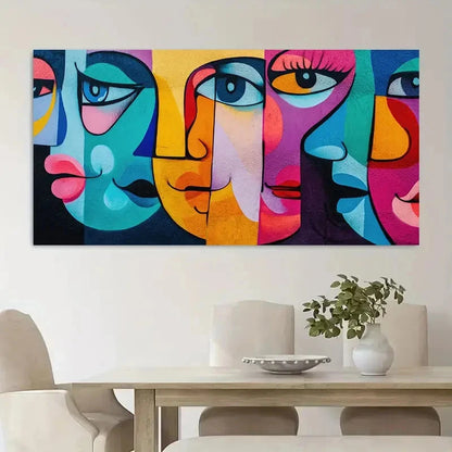 Modern Graffiti One Piece Wall Art Canvas Office Home Room Framed 120x60cm