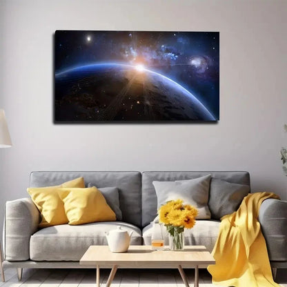 A Ray Of Sunlight Wall Art Canvas Office Home Room Framed 120x60cm