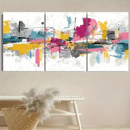3pcs Retro Style Inspired Art Wall Art Set Canvas Framed 40x60cm - High Quality Print 100% Australian Made Wall Canvas Ready to Hang
