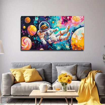 Space Fantasy Decoration  Wall Art Canvas Office Home Room Framed 120x60cm