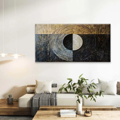 Echoes of the Infinite Wall Art Canvas Office Home Room Framed 120x60cm - Bella Home Decor