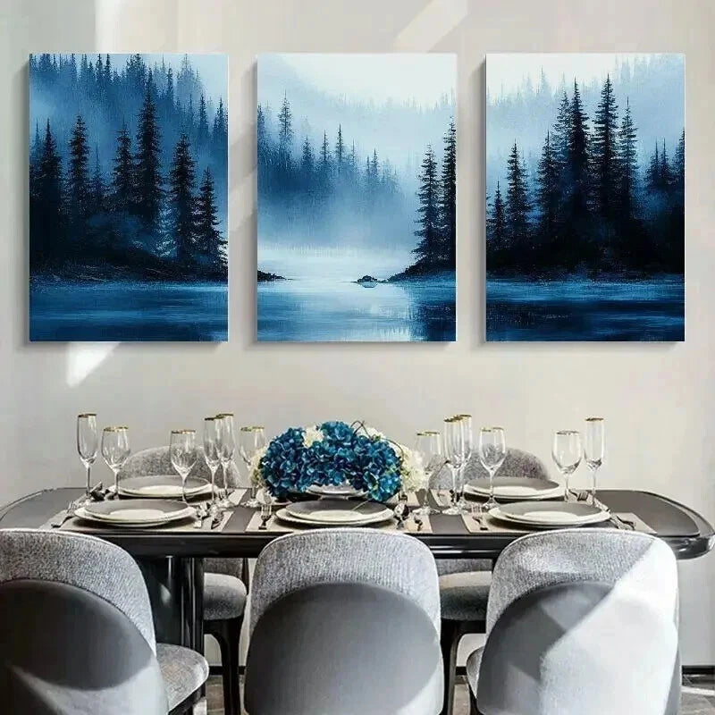 3pcs Dried Flower & Ceramic Vase Pattern Wall Art Set Canvas Framed 60x90cm - High Quality Print 100% Australian Made Wall Canvas Ready to Hang