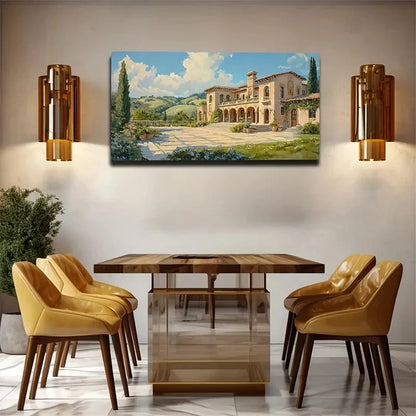 Design Beautiful House Space Wall Art Canvas Office Home Room Framed 120x60cm