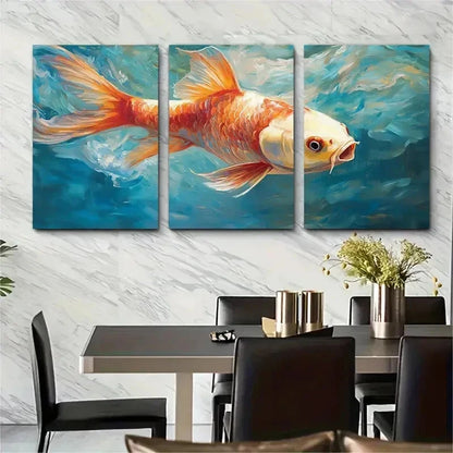 3pcs The Golden Gate In San Francisco Perfect Wall Art Set Canvas Framed 50x70cm - High Quality Print 100% Australian Made Wall Canvas Ready to Hang