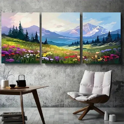 3pcs White Peony & Butterfly Botanical Wall Art Canvas Unframed - High Quality Print 100% Australian Made Wall Canvas