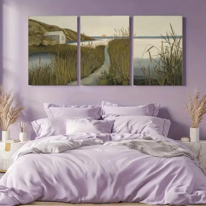 3pcs Wall Decor for Bedroom, Living Room Wall Art Set Canvas Framed 40x60cm - High Quality Print 100% Australian Made Wall Canvas Ready to Hang