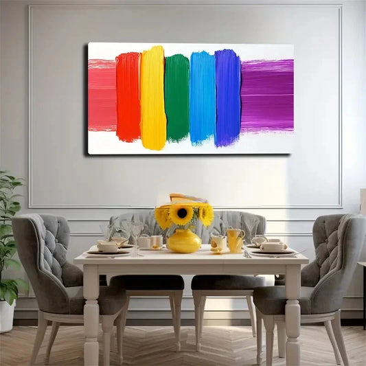Modern Minimalist Horizontal Wall Art Canvas Office Home Room Framed 120x60cm