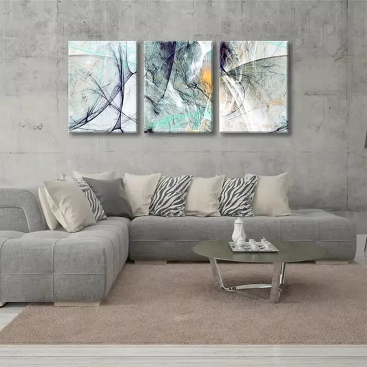 3pcs Abstract Modern Line Canvas Framed 40x60cm - High Quality Print 100% Australian Made Wall Canvas Ready to Hang - Bella Home Decor