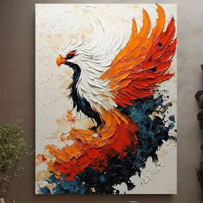 Majestic Phoenix Rising 60x90cm Metal Print Ready to Hang