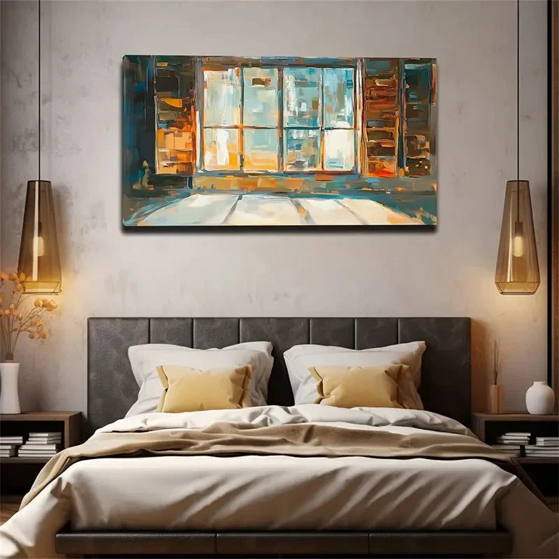 Rich Sense Of Layering Colors Wall Art Canvas Office Home Room Framed 120x60cm
