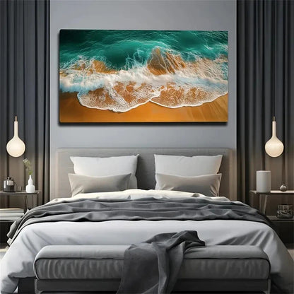 The Natural Landscape Wall Art canvas office home room framed 120x60cm - Bella Home Decor