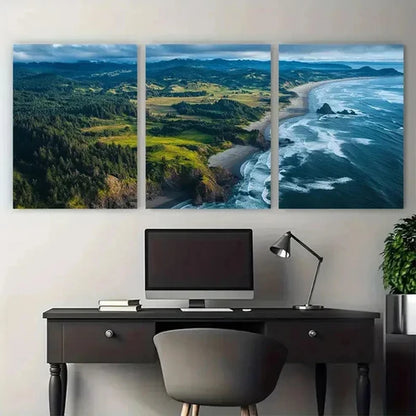 3pcs Pacific Northwest Oregon Art Set Canvas Unframed - High Quality Print 100% Australian Made Wall Canvas