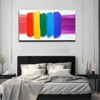 Modern Minimalist Horizontal Wall Art Canvas Office Home Room Framed 120x60cm