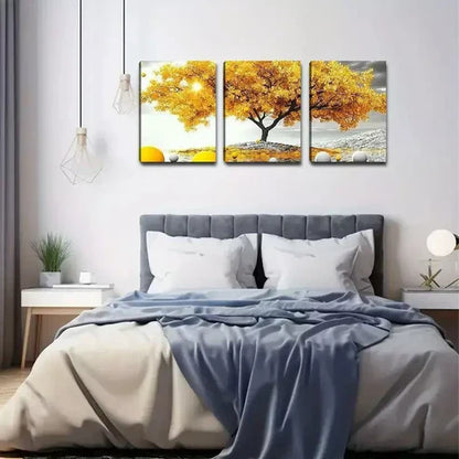 3pcs Elegant Breathtaking Nature Leaf    Art Set Canvas Unframed - High Quality Print 100% Australian Made Wall Canvas
