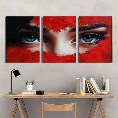 3pcs Abstract Beautiful Girl Décor Perfect Wall Art Set Canvas Framed 40x60cm - High Quality Print 100% Australian Made Wall Canvas Ready to Hang - Bella Home Decor