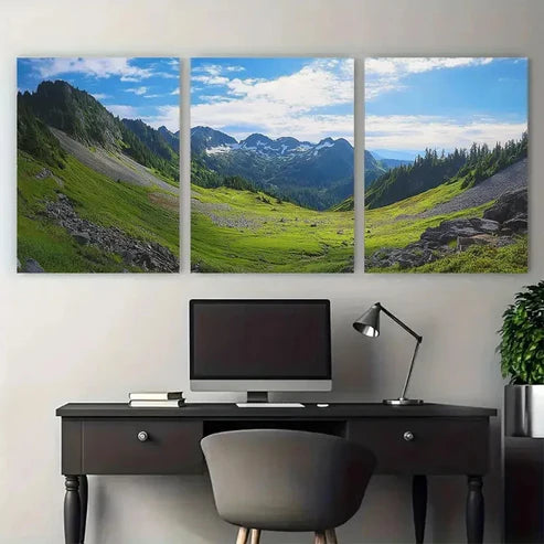 3pcs National Park Washington Decor Perfect Wall Art Canvas Unframed - High Quality Print 100% Australian Made Wall Canvas