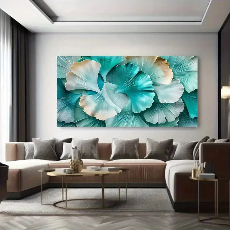 Phenom Penh Modern Botanical Wall Art Canvas Office Home Room Framed 120x60cm
