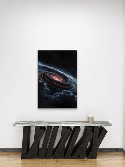 Galactic Spiral Vortex Metal Print Ready to Hang