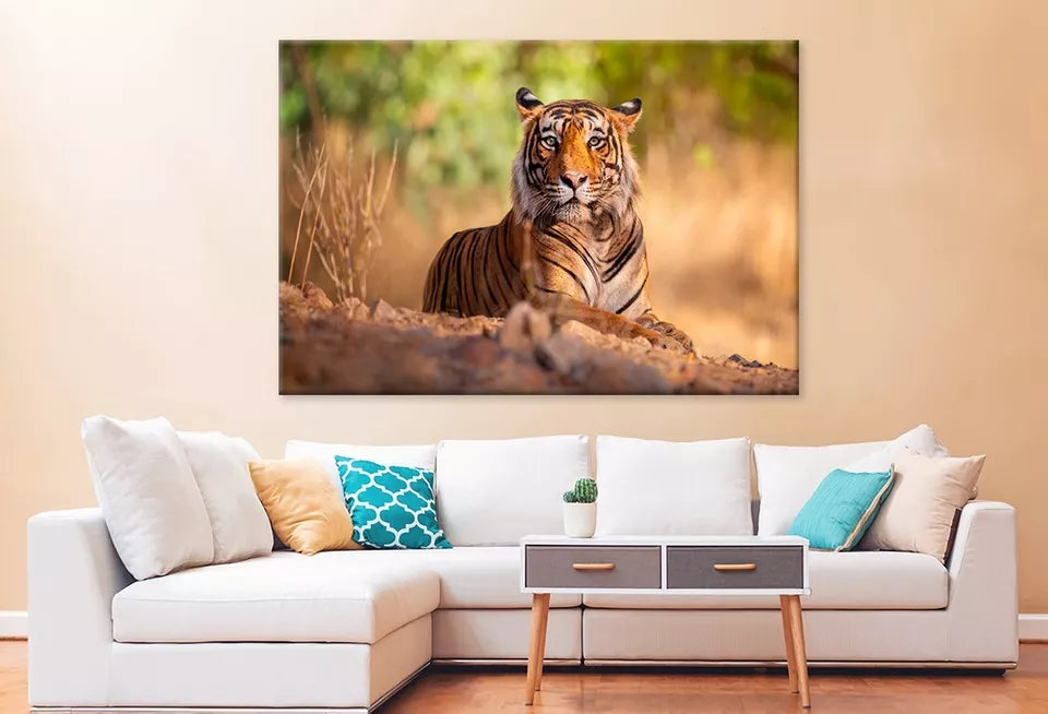 Amazing Tiger In The Nature Wall Art Decor 100% Australian Made - Bella Home Decor