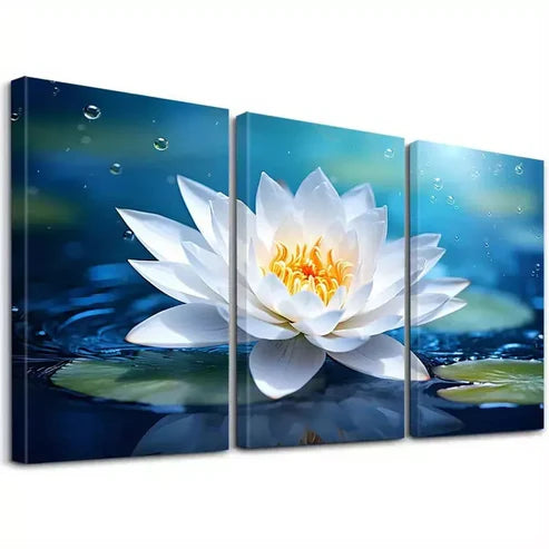 3pcs Abstract Classic Serene Beauty Aesthetic Canvas Unframed - High Quality Print 100% Australian Made Wall Canvas