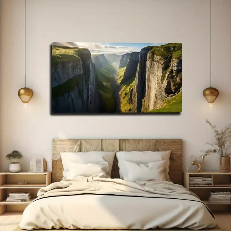 Magic Rift Valley Wall Art Canvas Office Home Room Framed 120x60cm