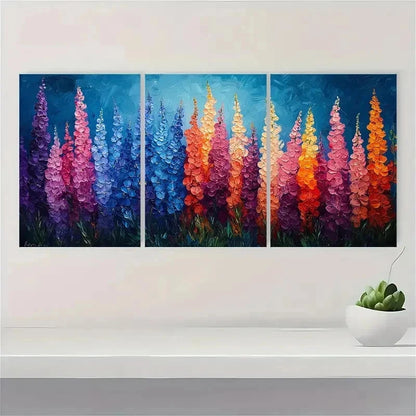 3pcs Snapdragon Flower Peaceful Perfect Wall Art Set Canvas Framed 60x90cm - High Quality Print 100% Australian Made Wall Canvas Ready to Hang - Bella Home Decor