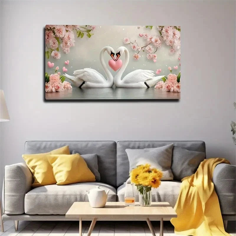 Bohemian Modern Light Wall Art canvas office home room framed 120x60cm - Bella Home Decor