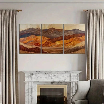 3pcs Mountain Landscape Natural Beauty Wall Art Set Canvas Framed 60x90cm - High Quality Print 100% Australian Made Wall Canvas Ready to Hang - Bella Home Decor