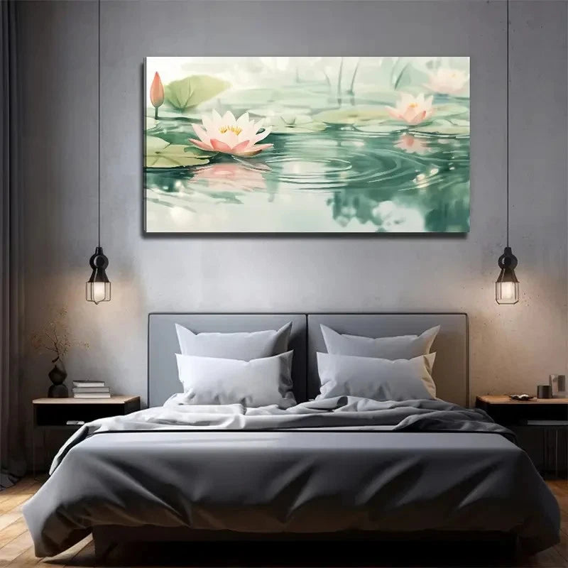 Modern Bohemian Art Deco Style Wall Art Canvas Office Home Room Framed 120x60cm