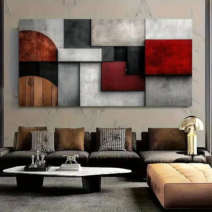 Scale Realistic Mural Interior Wall Art Canvas Office Home Room Framed 120x60cm
