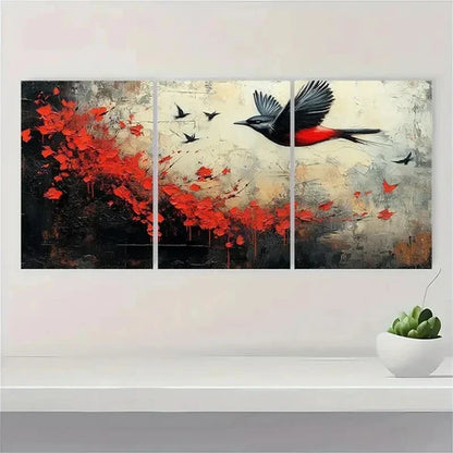 3pcs Modern Contemporary Giclée Perfect Wall Art Canvas Unframed - High Quality Print 100% Australian Made Wall Canvas