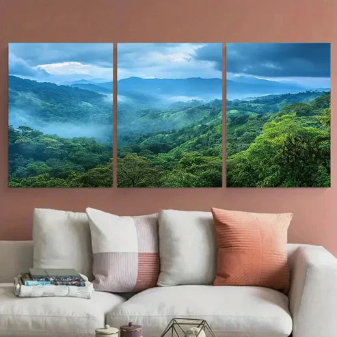 3pcs Costa Rica Scenic Art Monteverdi Perfect Wall Art Set Canvas Unframed - High Quality Print 100% Australian Made Wall Canvas - Bella Home Decor