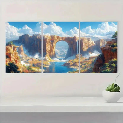 3pcs Nature Art Unique Art Wall Art Canvas Unframed - High Quality Print 100% Australian Made Wall Canvas - Bella Home Decor