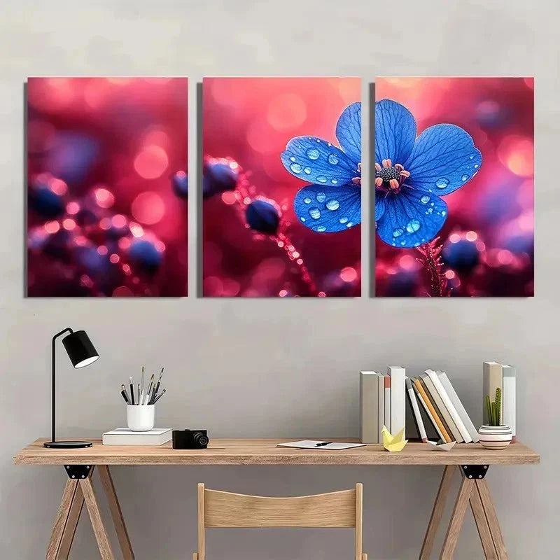 3pcs Scorpion Grasses Flower Garden Perfect Wall Art Set Canvas Framed 60x90cm - High Quality Print 100% Australian Made Wall Canvas Ready to Hang