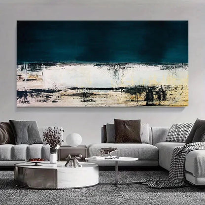 Modern Abstract Graffiti Bold Wall Art Canvas Office Home Room Framed 120x60cm