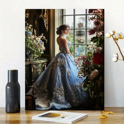 Beautiful Woman Style Of Annie Leibovitz Depicts 40x60cm Metal Print Ready to Hang