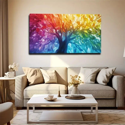 Modern Bohemian Glossy Wall Art canvas office home room framed 120x60cm - Bella Home Decor