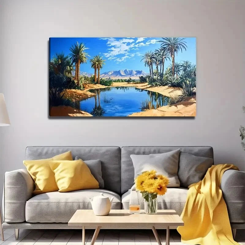 Modern Desert Perfect Wall Art Canvas Office Home Room Framed 120x60cm